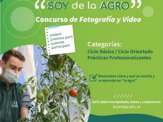  Continúa abierta la inscripción al Concurso de Fotografía y Video “Soy de la Agro”